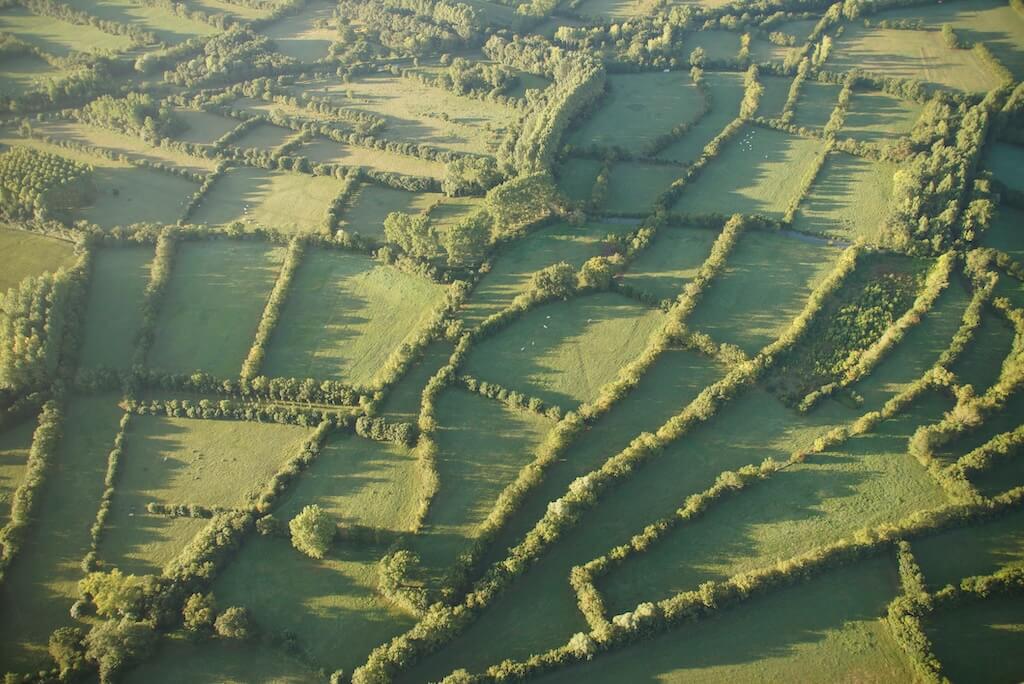 Bocage vue du ciel