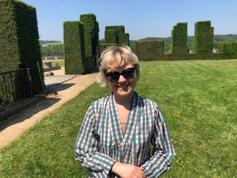 Natalia Logvinova Smalto au jardin de Valmer