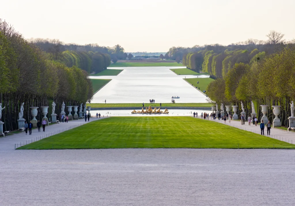 Le Grand Canal et les perspectives du jardin de Versailles